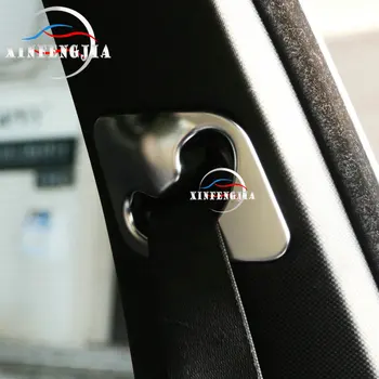 Za BMW X5 F15 F85-2018 2PCS Chrome Notranje Sedež safty pasu Steber Trim Pokrov