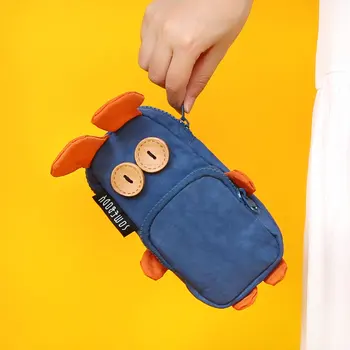 Kovanec torbici ustvarjalni igri smešno zajec dekle svinčnik torba, velika zmogljivost srčkan študent tiskovine box mobilni telefon vrečko