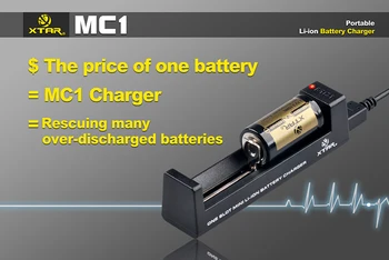 XTAR MC1 USB, vse v eni Univerzalni Inteligentni Litijeva Baterija, Polnilec za AA AAA 10440 14500 16340 18650 26650 3.6/3.7 V Li-ion