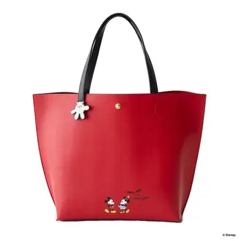 Disney Mickey mouse nahrbtnik Torba Ramenski Risanka lady Tote Velike Zmogljivosti torba Ženske Vrečko modno torbico, ramenski