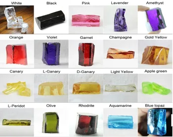 Tovarno Prodati Sintetičnih Gemstone Velika Velikost AAAAA Različne Barve, Kubičnih Cirkonij Grobo