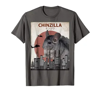 Nove Majice Unisex Smešno Vrhovi Tee Chinzilla Smešno Chinchilla T-Shirt | Chinchilla Ljubitelje Darilo T Srajce