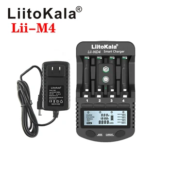 LiitoKala Lii-ND4 1,2 V NiMH LCD polnilec AA AAA polnilnik LCD zaslon in se preizkusite zmogljivost baterije 1,2 V, aa, aaa in 9V baterije