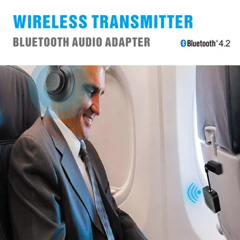Bluetooth 5.0 Aptx LL Nizke Latence A2DP Letalske Letalo Letalske Oddajnik Brezžični Adapter Za Bose 700 QC35 QC30 Slušalke