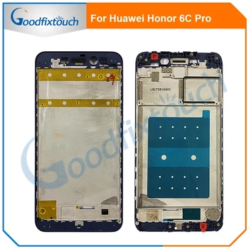 LCD Faceplate Za Huawei Honor 6C Pro Sprednji Okvir Ohišje Sredini Ohišja Ploščo + Samolepilna Nalepka rezervnih Delov