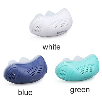 Udobno Električni Anti Smrčanje Naprave Dihanje Noč Nos 3 Barve USB Polnjenje silikagel Samodejno Spanja, zamašen nos