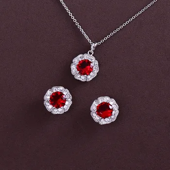 Nova zasnova luksuzni AAA cirkon krog cvet obliko, ogrlico, obesek za ženske,visoka kakovost stranka/poročni nakit