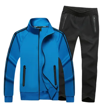 Moški Sweatsuit 2020 Pomlad Jesen Moški Športni Suknjič Majica+Hlače Šport Dve Delni Komplet Trenirka Za Moške Obleke
