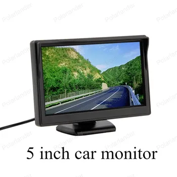 5 palčni zaslon 800x480 digitalni TFT barvni LCD-zaslon avto monitor povratne rearview security monitor za parkiranje kamera za pomoč