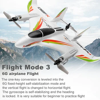 WLtoys XK X450 2.4 G 6CH 3D/6 G RC Letalo Brushless Navpični Vzlet LED RC Jadralno Fiksno Krilo RC Letalo RTF RC Igrača za Otroka