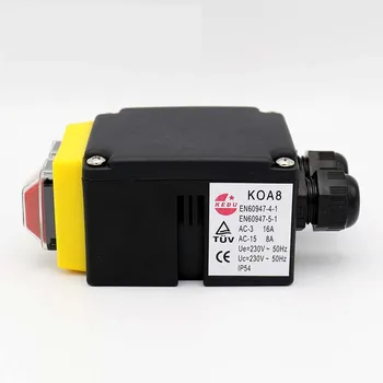 KOA8 230V 16(8)IP54 Nepremočljiva Elektromagnetna Stikala z Izpada elektrike in Pod Napetostjo