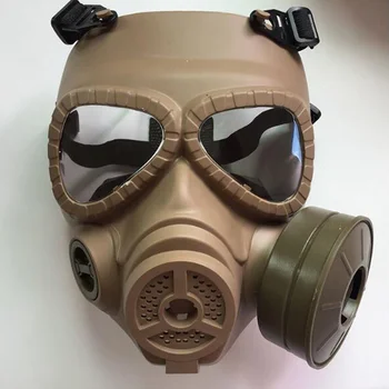 Respirator Taktično Black Plinsko Masko, Vojaški Stil Obraz Zaščitne Maske Na Prostem Polno Facepiece
