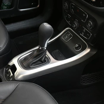 ABS Chrome Za Jeep Compass 2017 2018 Dodatki Avto Prestavna Ročica Okvir Plošča Okrasni Pokrov Trim Avto Nalepke Styling