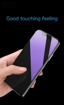 10pcs 3D Anti Blue Ray Oči Ogljikovih Vlaken, Kaljeno Steklo Za iPhone Mini 12 11 Max Pro XS XR X 8 7 6 6S Plus SE Zaslon Patron