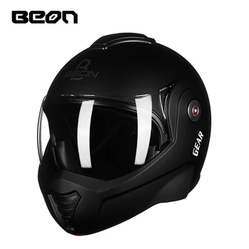 Brezplačna dostava Pristen BEON novo dvojno objektiv čelada motoristična čelada capacetes Flip up Motoristična čelade 702