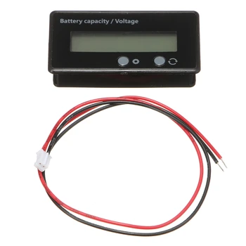 12V 6-63V LCD Avto Vodi Kisline Vodi Litij-Stopnja Napolnjenosti Baterije Indikator Zmogljivosti Meter Digitalni LED Tester Voltmeter Prikazovalnik