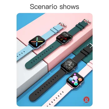 SHAOLIN Pametno Gledati Moške Poln na Dotik Multi-Sport Mode S SmartWatch Ženske Srčnega utripa Za Apple watch iOS Android ura