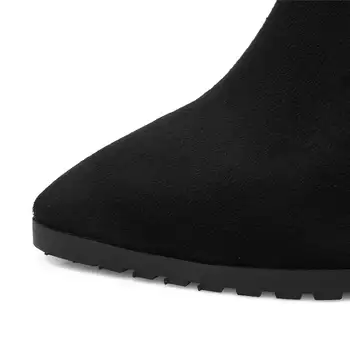 MORAZORA 2020 nov prihod slim čevlji seksi nad kolena škornji ženske modne zimske stegno visoki škornji čevlji ženska klini čevlji