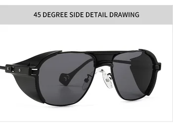 JackJad 2020 Moda SteamPunk Slog Strani Ščit sončna Očala Moških ins Priljubljena Kul, blagovno Znamko, Design sončna Očala Oculos De Sol 86225