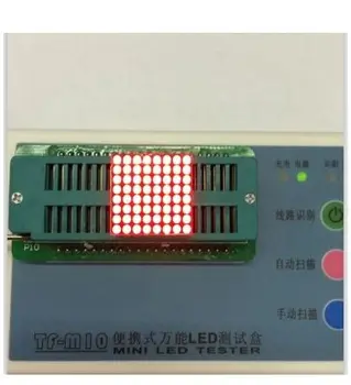 LED Dot Matrix Zaslon 16pin šahovnica z 8 × 8 1.9 mm Rdeča Skupna Anoda LED zaslon 788BS 10pcs