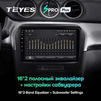 TEYES SPRO Plus Za Suzuki Vitara 4 - 2018 Avto Radio Večpredstavnostna Video Predvajalnik Navigacija GPS Android 10 Št 2din 2 din dvd