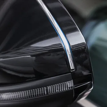 Avto Styling Chrome Zunanji Vrata Ogledal Posnetek Dekoracijo Nalepke Trim Za Audi A7 A4 A3 V5 V7 Auto Dodatki