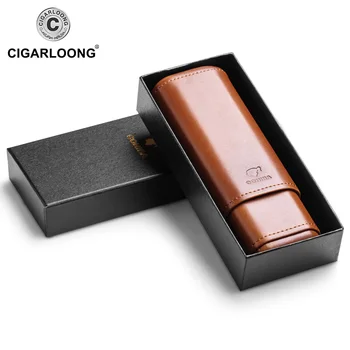 Cigar COHIBA primeru ima 2 cigare prenosni humidor polje potovanja usnje cigar primeru CF-1901
