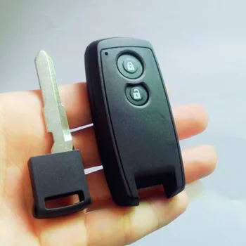 2 Gumb za Daljinsko Tipko Lupini Fob Pametni Ključ Stanovanja Kritje Vstop brez ključa za Suzuki SX4 Grand Vitara Swift z Nerezane Rezilo