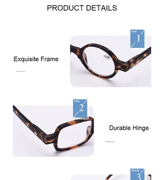 NONOR Krog, Kvadrat Asimetrične Občutljivo Moški Ženske Obravnavi Očala Presbyopia Očala za Daljnovidnost Očala Optični Okvir Očal