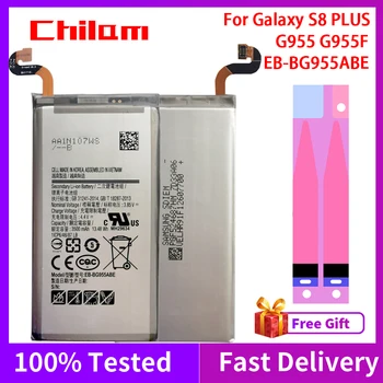 Original IC Flex kabel, Baterije Za Samsung Galaxy S8 Plus G955 S8+ SM-G9 SM-G955 EB-BG955ABA 3500mAh Pravi Zmogljivost Baterije