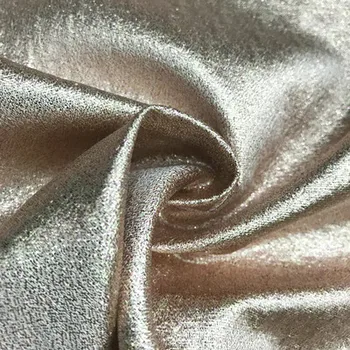 Visoko-kakovostni razred ravno zlata, svile sijoče preje-žakarske tkanine windbreaker suknjič obleko obleko tkanine diy 0,5 m