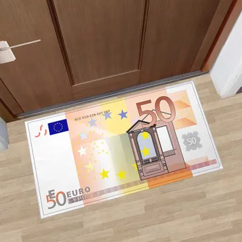 Zeegle Euro Natisnjeni Doormats Vhod Preproge Baby Žamet Preproge Za Spalnico Anti-slip, Kopalnica, Talne Preproge Vpojni Kuhinjski Preproge
