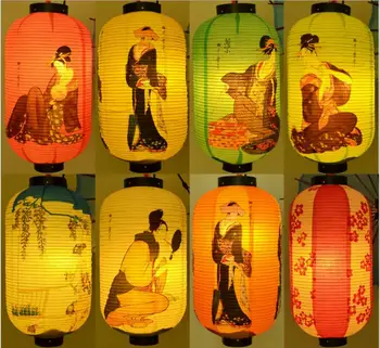 Japonska, Sushi, Trgovina Knjiga Luč Visoke Kakovosti Nepremočljiva Papir Svetilka Visi Velika Svetloba Saten Bar Dekorativni Objave Hiša Dekor