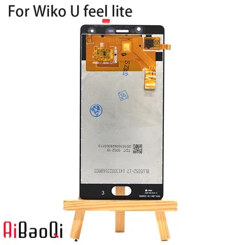 AiBaoQi Novo Izvirno 5.0 palčni Zaslon na Dotik + 1280X720 LCD-Zaslon Skupščine Zamenjava Za Wiko U Občutek Lite model Telefona