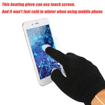 USB Toplo Roko Ogrevanje Rokavice za zaslon na Dotik na prostem, športnih moških Konstantno Temperaturo Prenosni Mehko Nosljivi Pozimi