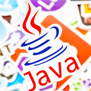 100 Kos Java Internet JS, Php Docker Bitcoin Html v Oblaku, Programski Jezik APP Logotip Smešno Nalepke Za Laptop, Avto DIY Nalepke