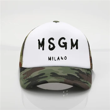 Modni klobuki Msgm Logotip Unisex Nastavljiv Skp Baseball Skp Športni Skp Nedelja Klobuk hip hop klobuk