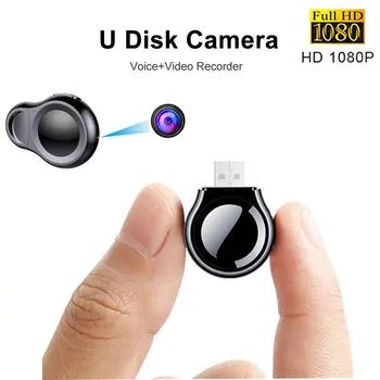 Nov USB Prenosni Mini 12MP Videokamere HD 1080P Kamera Glas, Video Snemalnik, Snemanje Zanke