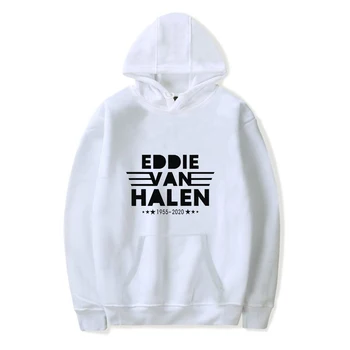 2020 Nov Prihod Eddie Van Halen Moda Hoodies Moški Ženske Long Sleeve Hooded Zgornji Del Trenirke Priložnostne Jeseni Ulične Oblačila