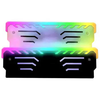 Pomnilnik-RAM RGB Hladilnik Ponora Toplote za Hlajenje Telovnik za DIY PC Igre DDR DDR3 Pomnilnik DDR4 Hlajenje Telovnik