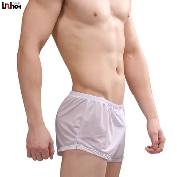 B Svetlobe fitnes dihanje hitro suho vrečko obložene s seksi moške hlače moška svile 14008