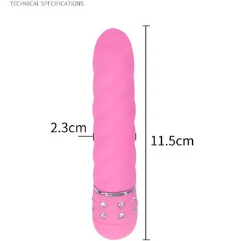 Zmogljiv Mini Vibrator Klasičnih Drobne AV Bullet klitorisa in g-spot stimulacije masturbacija sex igrače za ženske Analni čep z vibriranjem