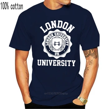 London University Logotip T-Shirt (Vseh Barv in Velikosti so na Voljo) moški majica s kratkimi rokavi