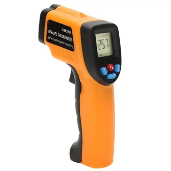 2021 Novo -50~550℃ Digitalni infrardeči Termometer Pyrometer GM550 Industrijske Temperature