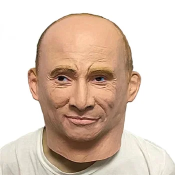 Halloween Party Cosplay Ruski Predsednik Mogočna Vladimir Putin Masko Realne Latex Slavni Človeka, Masko