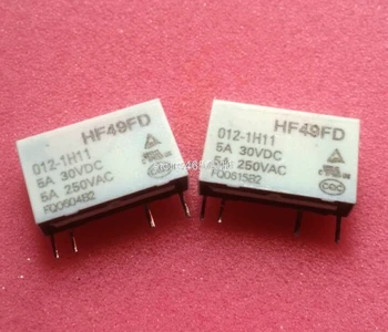 10pcs/veliko Rele HF49FD 012-1H11 4-pin 12VDC HF49FD-012-1H11
