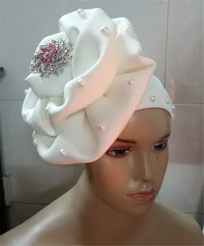 Afriške glavo obloge afriške pripravljen nositi gele headwrap afriške cvet skp