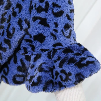 Nerazzurri leopard tiskanja specializiranimi za umetno krzno, jakna ženske plus velikost krznen suknjič metulj rokav pol rokav padec oblikovalec kratek obreži zgoraj