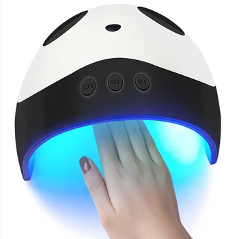 Srčkan Panda Oblikovalec UV Lučka 36W LED Lak za Lase Manikura Nitko Dvojno Svetlobo Auto Gibanja Sušilec Za Zdravljenje Gel za nohte Nail Art Orodja