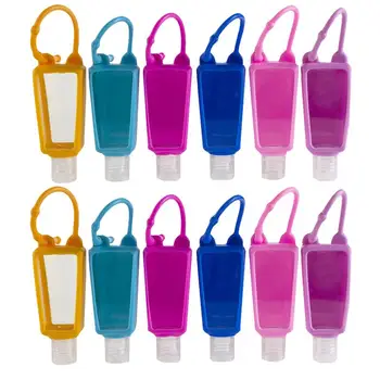 12Pcs Plastičnih Hand Sanitizer Potovanja Steklenice 30ML Puščanje Dokazilo Tekočine Posode Manšeta Strani Razpršilnik Črpalke Za Otroke